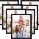 Giftgarden 8x10 Picture Frame Multi Photo Frames Set for Wall Decor or Tabletop Display, Pack of 6, Black