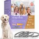 4 Packs Calming Collar for Dogs with Natural Pheromone | Dog Calming Collar Helps Reduce Unwanted Behavior | Stress Relief for Puppy & Adult Dogs, Waterproof Calm & Relaxation Lasts 60 Days