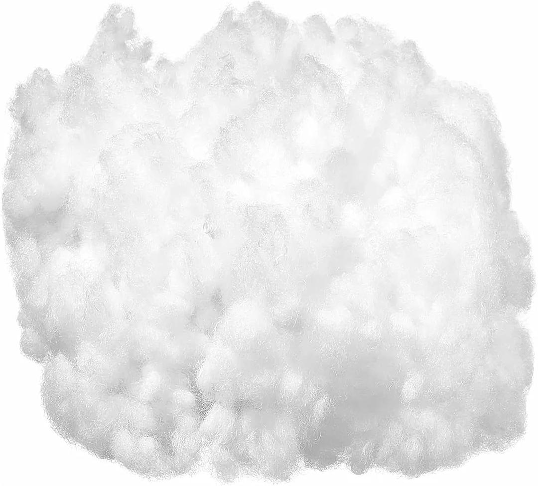 Olikraft 16oz/1lb Polyester Fiberfill Stuffing | Pillow Stuffing for Stuffed Animals, Cotton Filling for Couch Pillows, Pillow Filler, Crafts, Cushion, Coop, Amigurumi (Vacuum Packed)