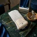 Home Wear Hand Towels Brown Set of 2 15x25 Pack Of 2