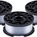 BLACK+DECKER Weed Eater String, Genuine OEM Authentic Trimmer Line, 3-Pack, 30-Feet of Replacement Spool, 0.065-Inch Diameter (AF1003ZP)