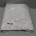 sancua Rectangle Tablecloth - 70 x 120 Inch - Stain and Wrinkle Resistant Washable Polyester Table Cloth, Decorative Fabric Table Cover for Dining Tables, Buffet Parties and Camping, White