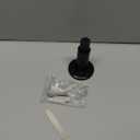 Door Stoppers - Heavy-Duty Adjustable Stoppers for Bottom, Top, and Wall of Door  Anti Break-in 304 Stainless Steel Door Stops with Rubber Buffers(Black)