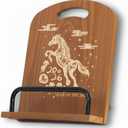2 x Chinese New Year Gifts, The Year of Horse Cookbook Stand for Kitchen Counter, Adjustable Tablet Recipe Book Holder