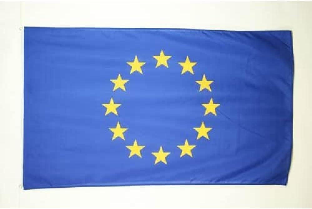 AZ FLAG - Europe Flag - Large 5x8 Ft - 100D Polyester European Union Big Banner with Two Metal Grommets - Fade Resistant - Vivid Colors - 5' x 8' Feet - 250x150 Cm AZ FLAG - Europe Flag - Large 5x8 Ft - 100D Polyester European Union Big Banner with Two Metal Grommets - Fade Resistant - Vivid Colors - 5' x 8' Feet - 250x150 Cm