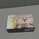 Amerdeco 10 Pack Matte Black 3 Inch(76mm) Hole Centers Kitchen Cabinet Pulls Hardware Kitchen Handles for Cabinets Cupboard Handles Drawer Pulls AM0002