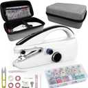 Sewing Kit:  Sewing Bliss in one Box. Handheld Sewing Machine,Beginner's Sewing kit with Storage,Two Power Supply Modes, Portable mini Sewing Machine
