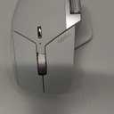 Rapoo MT760Mini Bluetooth Wireless Mouse - Bluetooth 5.0 and 2.4GHz Multi-Mode Connection, Support 4 Devices, M+ Cross Computer Technology, 11 Programmable Buttons, Light Grey