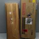 Fun Memories 24Inch Floating Shelves Set of 2, Rustic Solid Elm Wood Live Edge Floating Shelves, Invisible Bracket Mount for Living Room, Kitchen, Bathroom - Natural