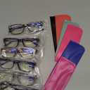 Reading Glasses for Women, 5 Pack Blue Light Blocking Readers, Lightweight Eyeglasses with Spring Hinge