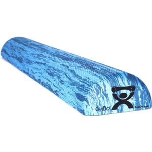 CanDo Blue Marble High Density EVA Foam Roller For Muscle Restoration, Massage Therapy, Sport Recovery, And Physical Therapy. 6" x 36", Half-Round (30-2210)