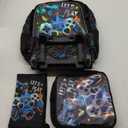 KLFVB Rolling Backpack for Girls Boys, Kids Roller Wheels School Bookbag with Lunch Bag, Wheeled School Bag for Children