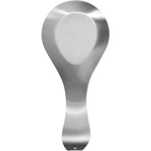 OGGI Stainless Steel Spoon Rest- Long Handle Holds Kitchen Utensils in Place, Great Spoon Rest for Counter, Stove Top, or Coffee Station; Kitchen Accessories, Utensil Rest, Stainless (8.25 inch by 4.5 inch)
