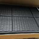 2-Tier All Weather Rattan Wicker Outdoor Coffee Side Table with Glass Top, 36" x 20" x 18.5"