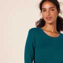 Amazon Essentials Womens Regular-Fit Long-Sleeve Crewneck T-Shirt (Available in Plus Size) (Green, XL)