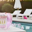 NPW Pink Disco Ball Ice Bucket Mirrored Cocktail & Champagne Ice Bucket for Parties, Girls Night & Bachelorette 