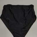 Bhome Maternity Swimsuits Bottoms High Waisted Bikini Bottom Swimwear Briefs, Extra Large, Black 