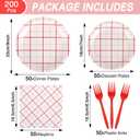 2 x HOZYUANKJ 200Pcs Magical Party Plates Supplies Serve 50,Magical Wizard Paper Plates,Napkins,and Forks Kit for Baby Shower Boy Girl Birthday Party Decoration
