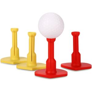 2Pack Premium Rubber Golf Tees for Hitting Mats, Unbreakable Golf Mats Tee for Driving Range, Excellent Durability and Stability Opening Rubber tees, Golf Accessories, Golf Gift