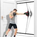 Doorway Punching Bag Double End Bag for Boxing, No Wall Installation Boxing Training Set with Bungee Cords, Double End Punching Ball Striking Equipment for Training at Home & Gym