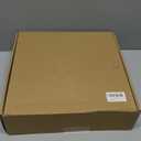 12x12 Black Picture Frame set of 3, Made of Glass and Wooden Square Photo frame - Displays Picture 8x8 With Mat or 12 x 12 Without Mat, Desktop & Wall Collage Photo Frame