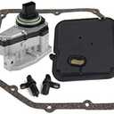 42RLE Transmission Shift Solenoid w/Speed Sensors Filter Gasket kit Compatible with Jeep Chrysler Dodge Mitsubishi 2003-2013