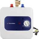 ThermoMate Mini Tank Water Heater Electric, 1.32 Gallons Small Under Sink Water Heater for Point of Use Instant Hot Water 110V 120V, Wall or Floor Mounted, UL Listed ES150