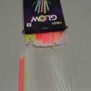 JOYIN 100 Pcs 8" Glowsticks, Halloween Supplies Pack, Bracelets Necklaces, Glow in the Dark Party Favors, Easter, Christmas, Football Party Supplies