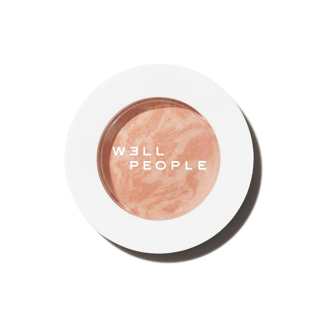 Well People Super powder Blush Powder, Hydrating Powder Blush For Adding A Pop Of Cheek Color, Vegan & Cruelty-free, Sweet Persimmon