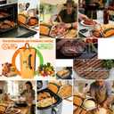 BBQ Blanket for Resting Meat-Air Fryer/Dough/Kitchen/Smoker Accessories Party Picnic Camping-Insulated Bag for Brisket/Pork Shoulder/Turkey-Anniversary Birthday Gift for Men (21in)