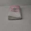 OIAHOMY 108L Super Large Blanket Basket For Living Room, 25x16x16 Rectangle Woven Baskets For Storage, Toy Storage with Handle - Pink&White