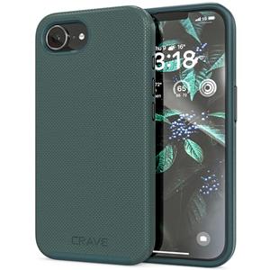 Crave for iPhone 17e Case and iPhone 16e Case, Shockproof Protection Dual Layer Case for iPhone 17e, iPhone 16e (6.1 inch) - Forest Green