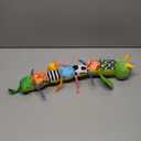 Baby Toys 0-6 6-12 Months, Stuffed Animal Infant Tummy Time Toys Sensory Toys with Crinkle, Rattles, Textures and Mirror Gifts for Newborn Boy Girls Toddlers, Caterpillar Musical Toy (Green)