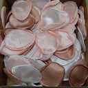 Floroom 300pcs Rose Petals Dusty Rose Blush Faux Silk Flower Petals for Wedding Flower Girl Basket Aisle Scatter Dinner Table Centerpieces Party Confetti Bridal Shower Romantic Night Decoration