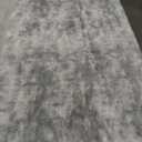 Soft Area Rugs for Bedroom, 4x5.3 Feet, Modern Light Grey Shag Fluffy Rugs, Abstract Plush Fuzzy Bedside Carpet, Indoor Floor Rug for Living Room Kids Girls Nursery Dorm Room Home Decor, Grey