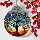 2 x Tree of Life Ornament - Jocidea Tree of Life Christmas Ornament - Tree of Life Ornament Gift - Holiday Keepsake - Stocking Stuffer - Tree of Life Gift