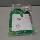 2 x Lime Green Black Silver Balloon Garland Arch Kit - Green Black Balloons Saint Patrick's Day Balloons for Birthday Baby Shower Graduation Soccer Video Game Jungle Safari Party Decorations