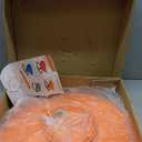 Autism Kids Swivel Chair,Sensory Spinning Chair for Kids,Toddler Spinner seat Carousel Spin Sensory Chair for Kids,Training Body Coordination,Metal Base Non Slip Safer (Orange)