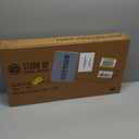 Stand Up Desk Store Compact Clamp-On Retractable Adjustable Keyboard Tray/Under Desk Keyboard Tray | Increase Comfort and Usable Desk Space | for Desks Up to 1.5" (24.5" x 11.5") (White) (Small)