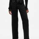 GAP Womens 90's Low Rise Loose Jeans Black 30 Short