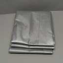 Tarps Heavy Duty Waterproof 6x8 Feet, 10Mil Multipurpose Small Tarp Cover with Metal Grommets and Reinforced Edges, Silver/Brown Tarp by RAINDEWAY