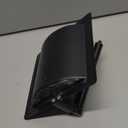 Matte Black Recessed Toilet Paper Holder for Large Rolls, Pivoting Black Toilet Paper Holder Wall Mount Stainless Steel, in Wall Toilet Paper Holders Black, Bathroom Toilet Paper Wall Holder