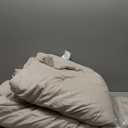 Sleep & Beyond myMerino Light 100% Organic Duvet Wool Comforter for All Seasons - Ultra Soft, Breathable, Warm & Cool - Moisture Wicking - Ivory - Full/Queen 90x90