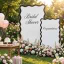 Leinuosen 6ft Bridal Shower Decorations Birthday Party Cardboard Cutouts Decorations a Tin Bit Older Party Background Decor for Wedding Bachelorette Bridal Shower Supplies
