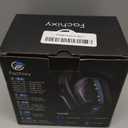 Fachixy Wireless Gaming Headset with Microphone for PC, PS5, PS4, Bluetooth Gaming Headphones - Fast Charge 50Hr Battery, Cool LED Lights for Switch, Laptop, Mobile, Mac 2.4GHz Gamer Headset