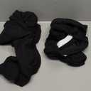 NORTHERN BROTHERS Chair Covers 2 Packs, Dining Chair Slipcovers, Black Parson Chair Covers, Washable Removable for Kitchen, Hotel, Restaurant, Black