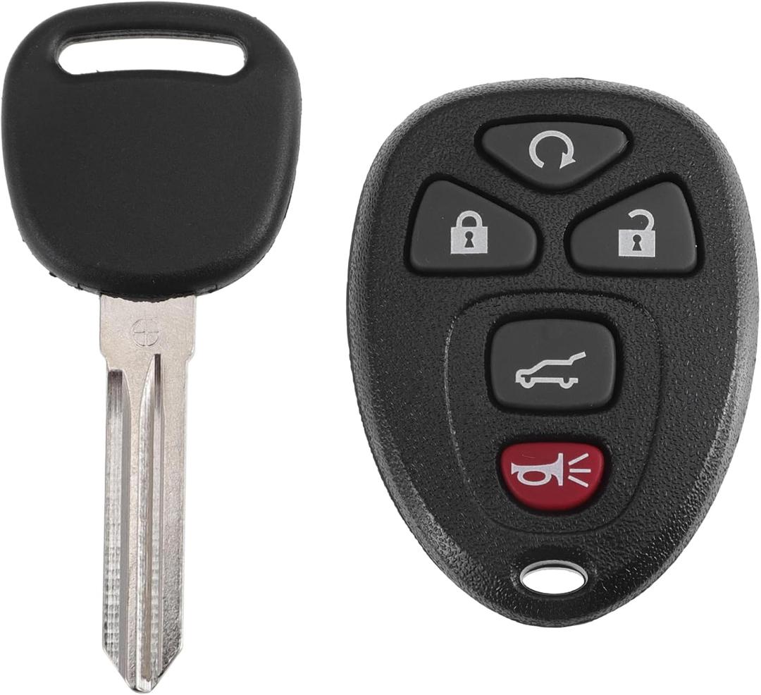 X AUTOHAUX OUC60270 315MHz Replacement Keyless Entry Remote Ignition Transponder Key Fob 5 Buttons for Chevrolet Suburban 1500 2500 for Chevrolet Tahoe 2007-2014