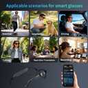 Ai Smart Glasses with Camera, 1080P Video & 8MP Camera Glasses, Real-Time Translation Smart Ai Glasses, Bluetooth Music & Calls, 32Gb Storage