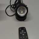 RGBW Christmas Spot Lights Indoor 6W Up Lights Indoor with Remote Control 16 Color Changing Uplighting Indoor 120V LED Spotlight Indoor Dimmable Uplights Indoor for Parties Plant Decor, 2 Pack (Black)