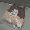 Plus Size Sweaters for Women Dressy Long Sleeve Shirts Business Casual Ribbed Knit Tops Dark Brown Khaki XL